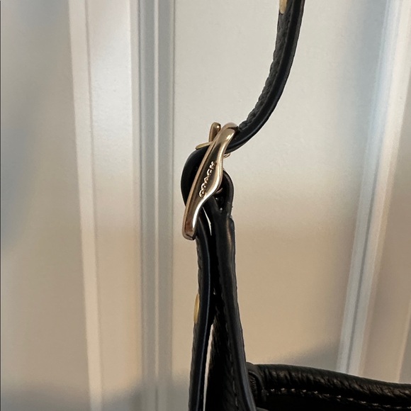 NWOT Coach Hadley Mini Crossbody Bag in Raffia Tan & Black Leather - Picture 9 of 14